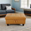 Repose-pieds avec rangement en faux cuir-1098297355