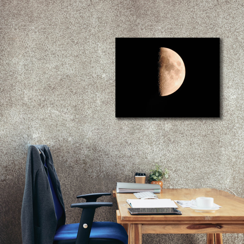  'Half Moon' by Dante Plata Canvas Wall Art, 34" x 26", 26" H x 34" W