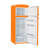 Classic Retro 7.5 Cu. Ft. Top Mount Refrigerator In Creamscicle Orange-121098176