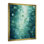 Évanescence de rêves rétro abstrait bleu sarcelle I - peinture murale abstraite