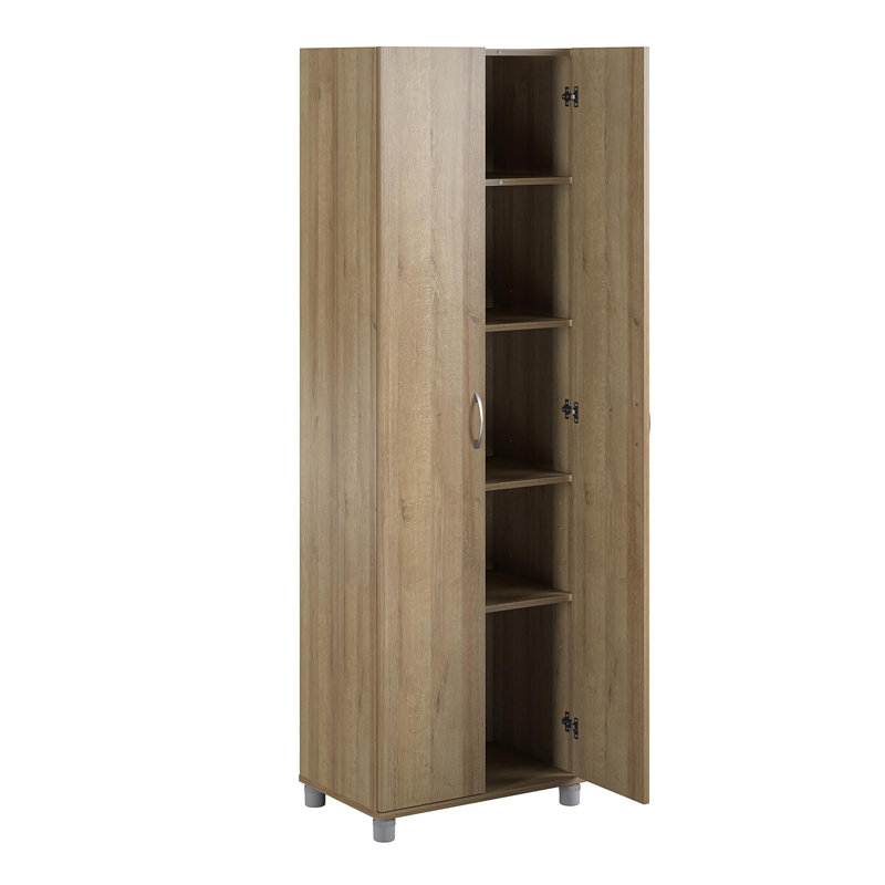Aleg 24" W Garage Storage Cabinet, Natural