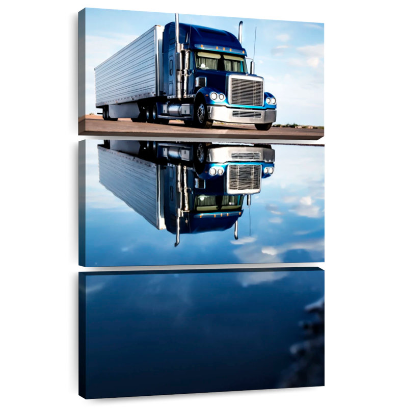 Camion semi-réfléchissant, H 45 po x l 28 po