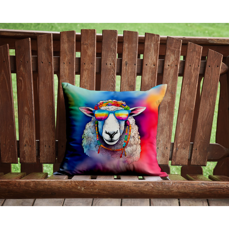 Coussin Hippie, H 14 po x l 14 po