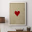 Petit cœur encadré sur toile-991700941-991700940
