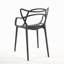 Chaise en plastique 4 pièces-2030303466