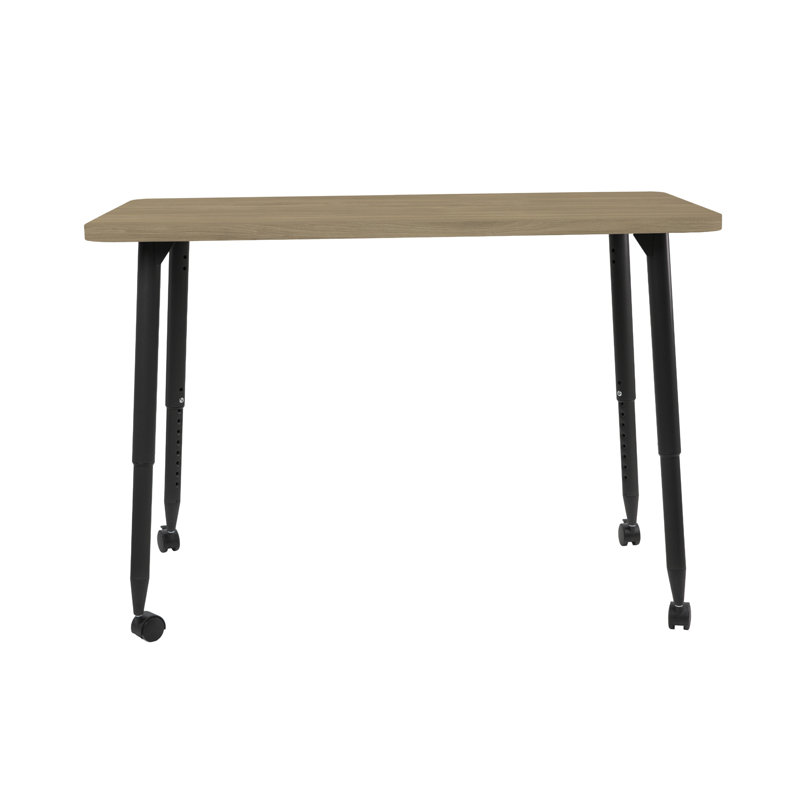 Table d'activité Adapte 24 x 36, 24 po x 48 po, Chêne Pasadena / noir