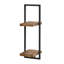 10" Wide Metal Frame 2-Tiered Wall Shelf