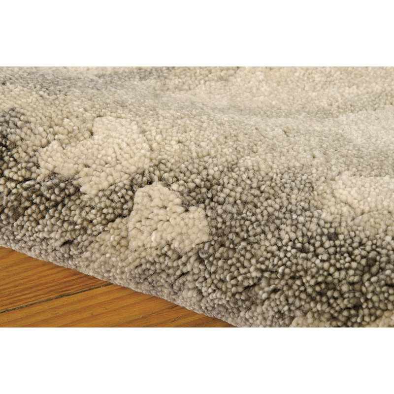Wool Abstract Indoor Rug, Rectangle 9'9" x 13'9"