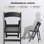 Chaise pliante rembourrée en plastique Moncrieffe-508506350