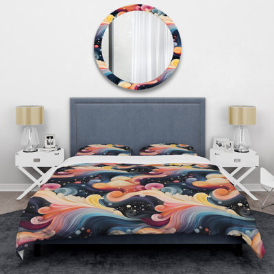 Celestial Dreams Galaxy Pattern IV Duvet Cover