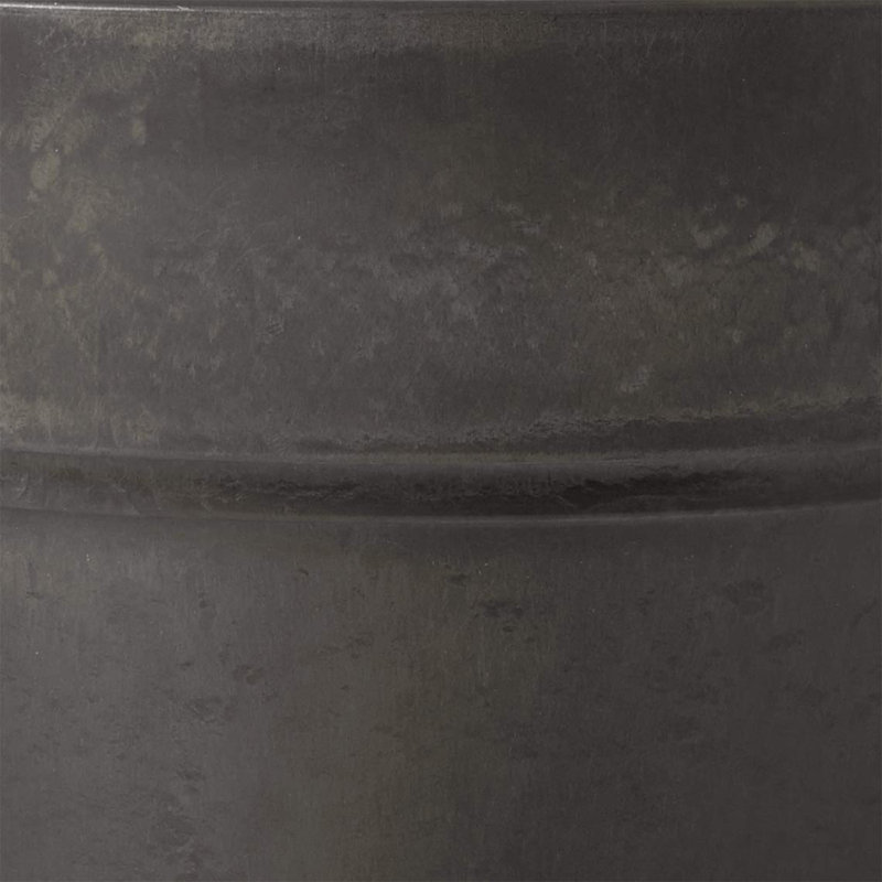 Murtagh Pot Planter, 13" H x 14" W x 14" D, Dark Charcoal