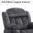 Ireneo 3- Piece Soft Skin-Friendly Short Plush Fabric Manual Reclining Living Room Set-112098301