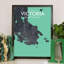 Victoria City Map - No Frame Print-1118037988