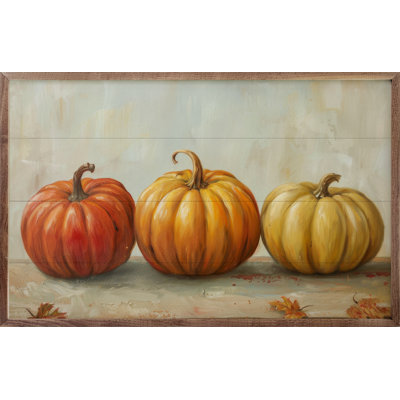 Trio de citrouilles par Petals Prints Design