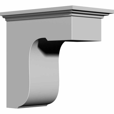 Endurathane Legacy Bracket, 4 7/8"W x 8"D x 8"H, Factory Primed (4-Pack)