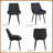 Faux Leather Upholstered Metal Dining Chair-957567222-957567180