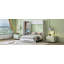 Grand lit escamotable mural avec tablettes, garde-robe et lumières DEL-92700610-92700611