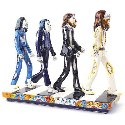 Sculpture Beatles Crossing Over