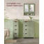 Armoire murale de salle de bain avec miroir - tablette réglable et rangement ouvert, portes à double miroir, conception peu encombrante pour l'organisation de la salle de bain-350467803
