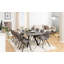 Lingenfelter Extendable Metal Base Dining Table