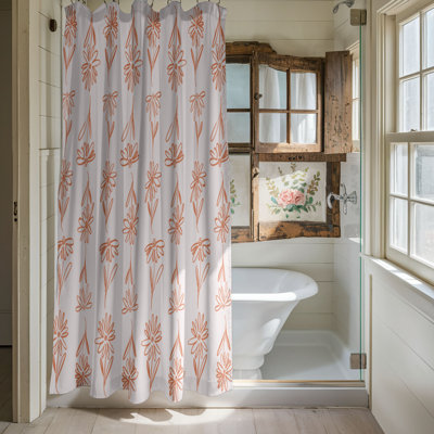 Rideau de douche standard 1 pièce Bloom