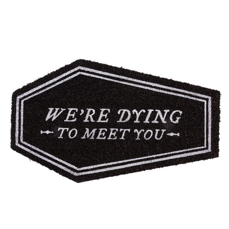 Tapis en forme de fibre de coco Diant To Meet You