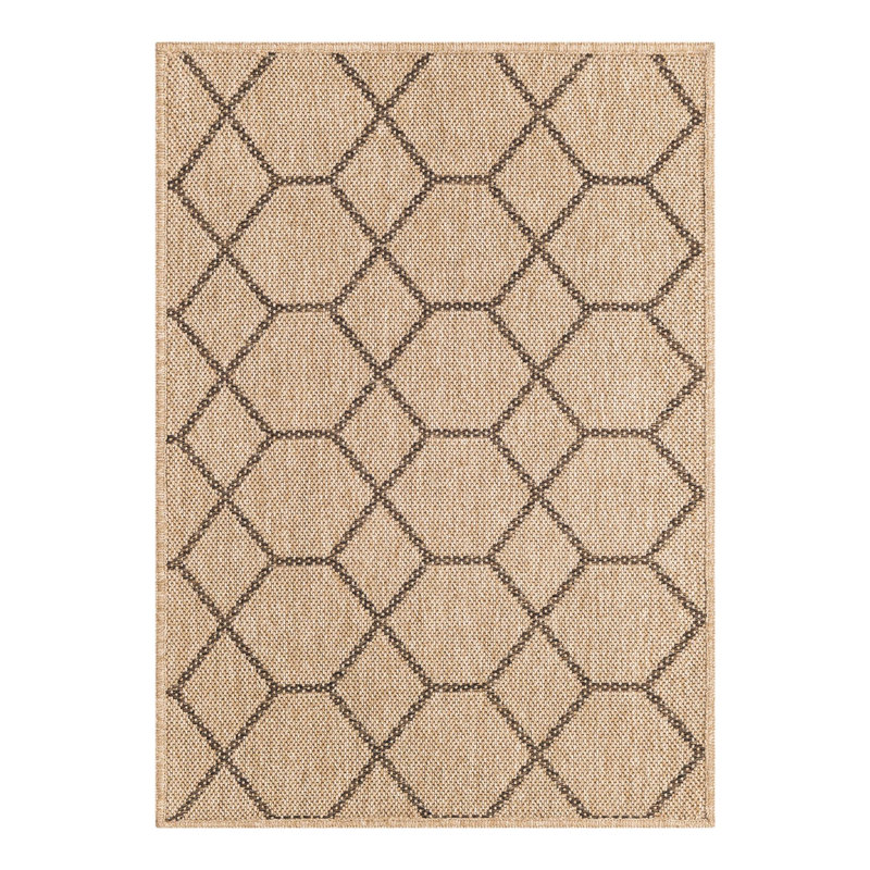 Geometric Indoor Rug, Rectangle 2'2" x 3'1"