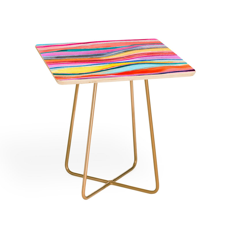 Table de bout à pieds croisés