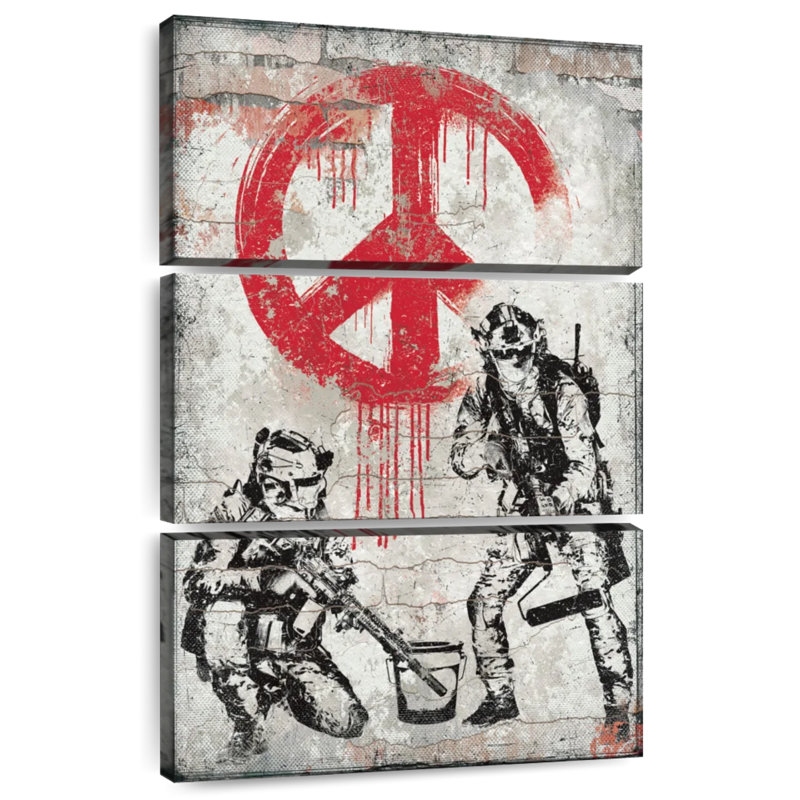 Hiltrun War and Peace, H 65 po x l 42 po