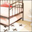 Lit de jour Fox avec couchette, structure en métal durable et conception à lattes silencieuses pour des solutions de couchage polyvalentes-1150592092