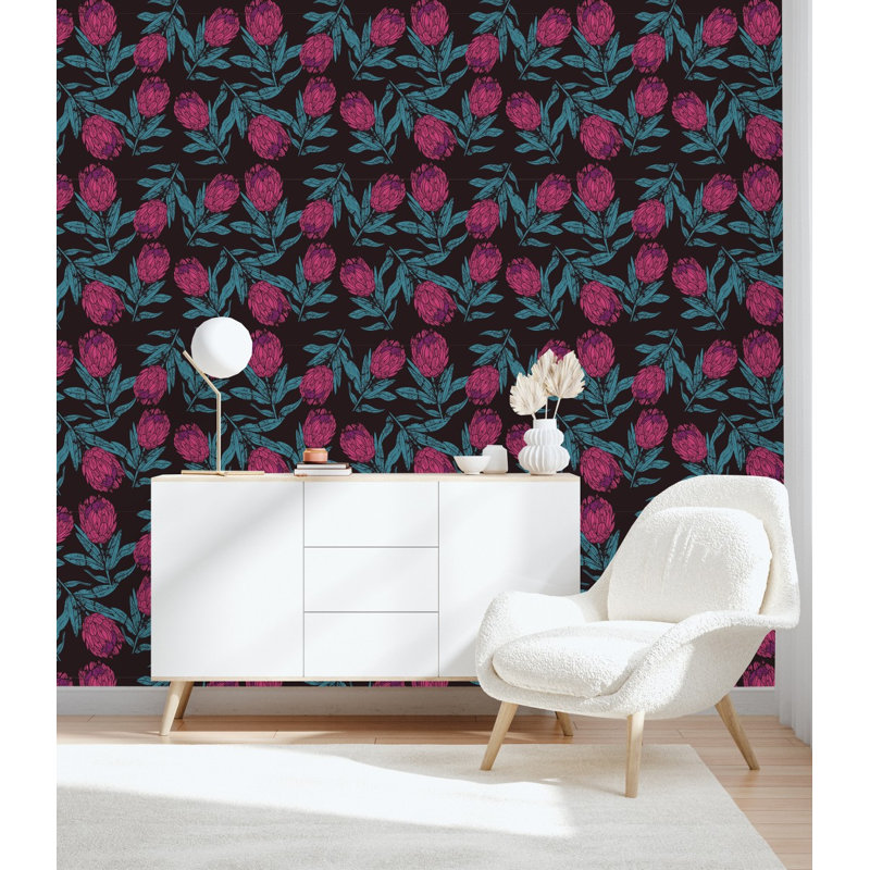 Carreau de papier peint l 25 po, L 2,09 pi x L 10,42 pi