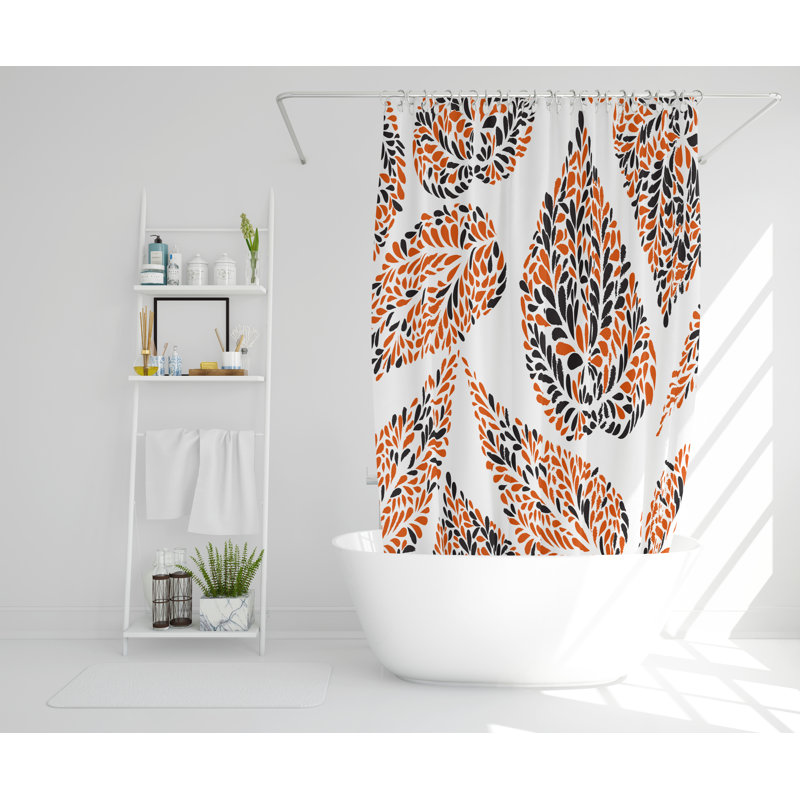 Viehbacher Polyester Shower Curtain Set, 177cm H x 177cm W