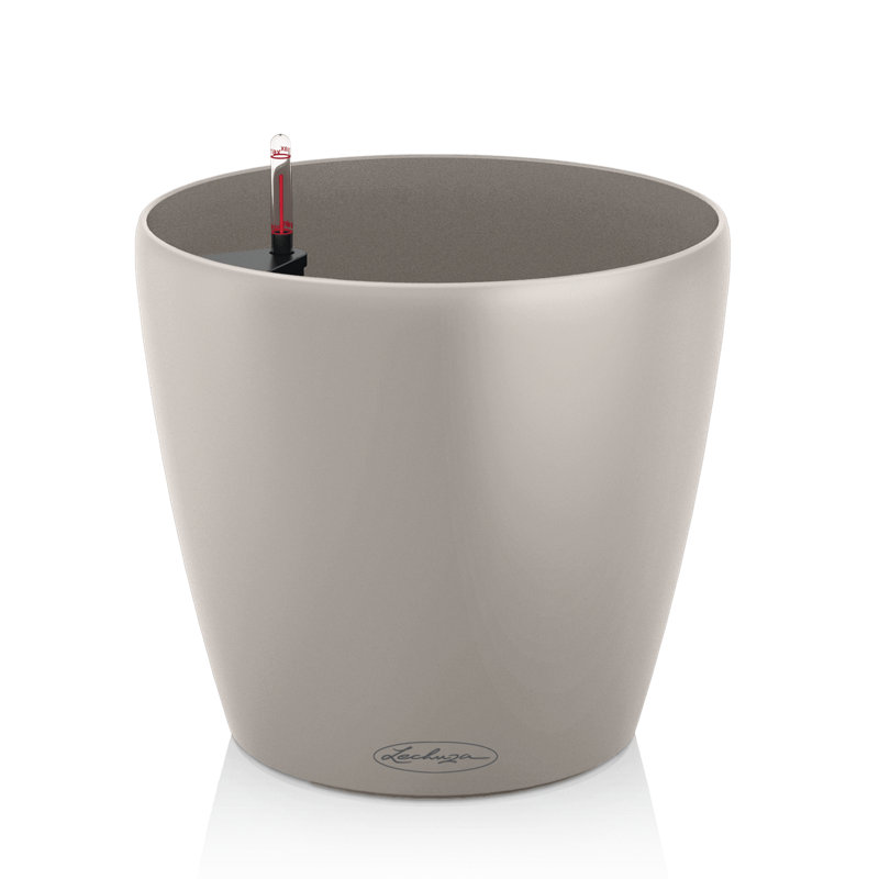Classico Pot Planter, Sand Brown, 20.5cm H x 21.5cm W x 21.5cm D
