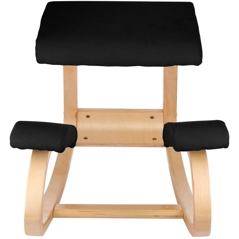 Coussin de siège à mémoire de forme en bois ergonomique