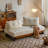 White Chenille Modular Sofa bed cushion couch