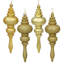 7" 4-Finish Finial Ornament-2020525132