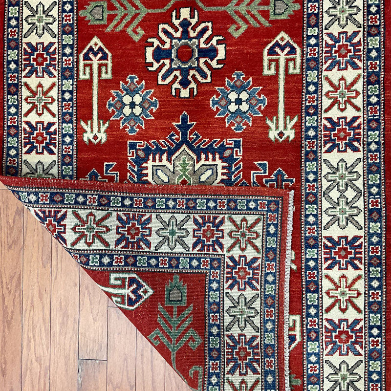  Tapis en laine fait à la main Kazak