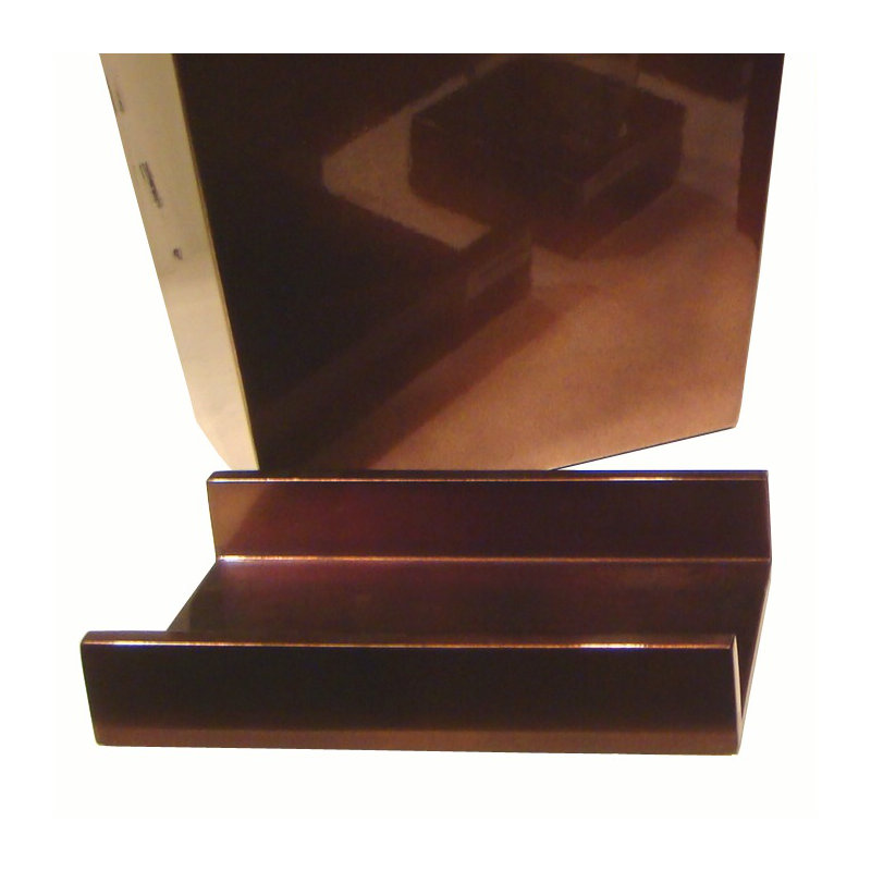 Leaf Metal Tray, Dark Bronze