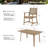 Rectangular 59.1" Long Acacia Dining Set-2023681644-2023681645