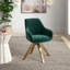 Velvet Swivel Accent Chair-1883373726