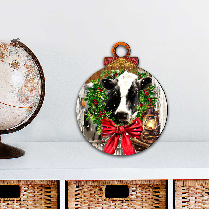 Décoration murale Noël à la ferme