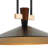 Tenon 20" 1-Light LED Pendant in Black-126501878-126501880-129882772