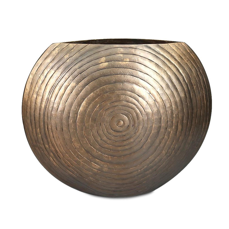 Vase à disque circulaire moyen
