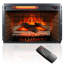 Meuble audio-vidéo 60 po - chêne rustique foncé Flamme multicolore réglable, s'adapte aux téléviseurs jusqu'à 70 pouces. 1500 W de chaleur, 5000 TTU / h. Télécommande. Assemblage facile. Double protection.