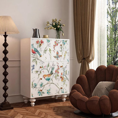 Commode française de style crème