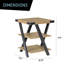 Table de bout avec rangement Mirella-57431161
