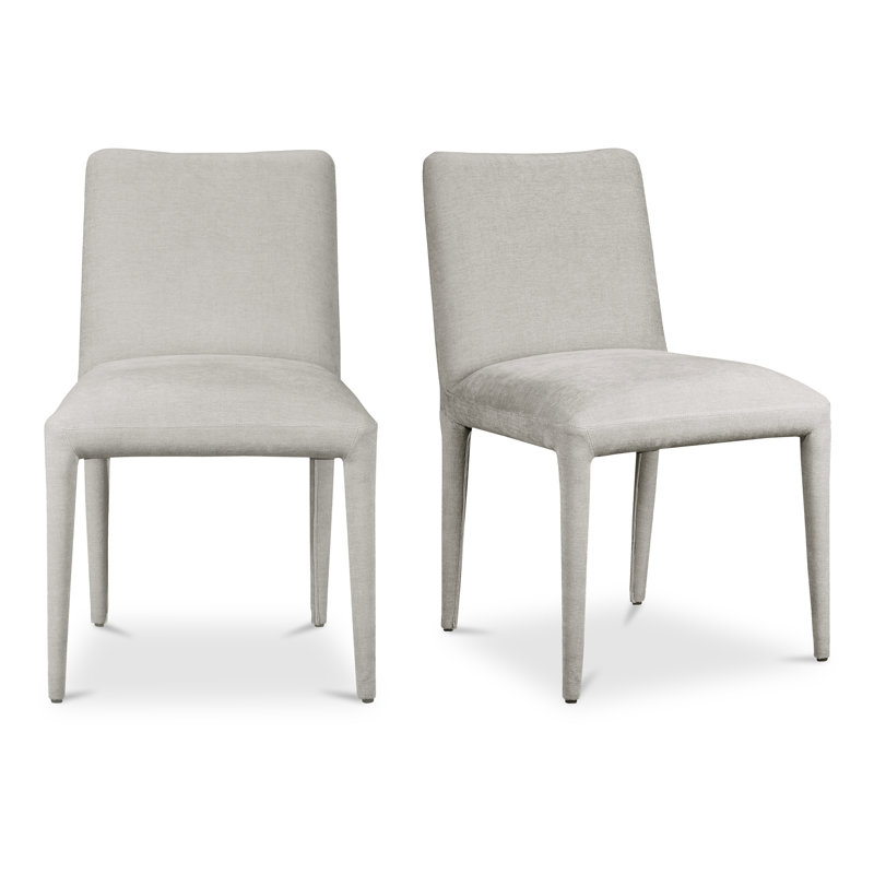 Calla Upholstered Dining Chair, Dove Performance Chenille