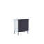 Abril 2 - Door Mirrored Rectangle Accent Cabinet