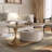 Shaped rotating simple creative coffee table