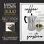 «Coffee is the Response», reproduction encadrée - bois massif-1806145287-1806145292